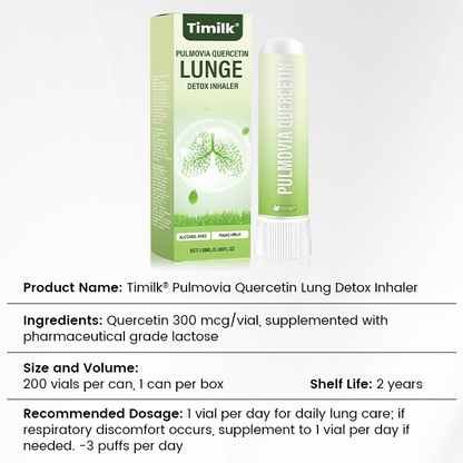 Timilk® Pulmovia Quercetin Lung Detox Inhaler