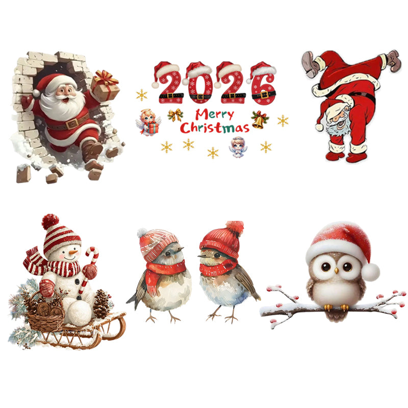 Early Christmas Sale 50%🎄🎅3D Santa Breakthrough Wall Decals