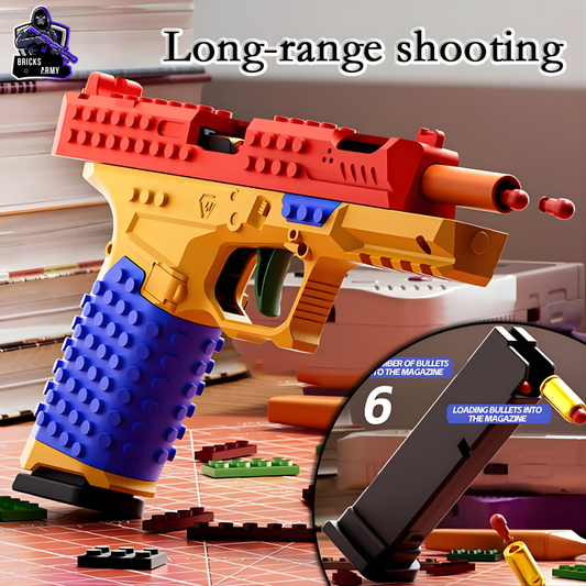 BlockShot™ Pistol – Buildable Brick-Style Blaster