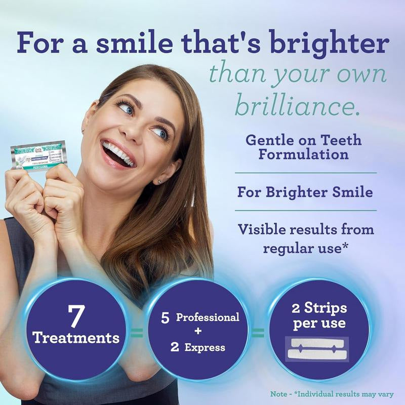 GuruNanda 🦷 Teeth Whitening Strips - 7-Day Treatment for a Brighter Smile😃