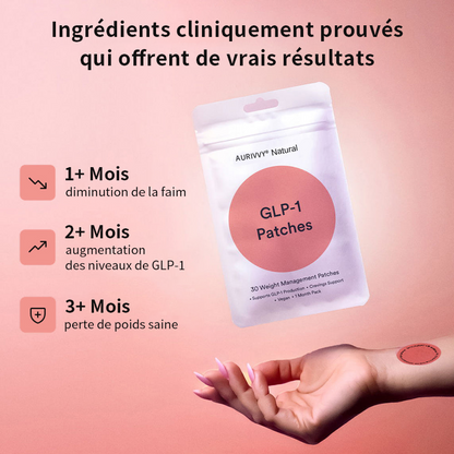 🍒 Patch Minceur GLP-1 : Contrôlez votre appétit, retrouvez l’énergie et apaisez votre stress naturellement