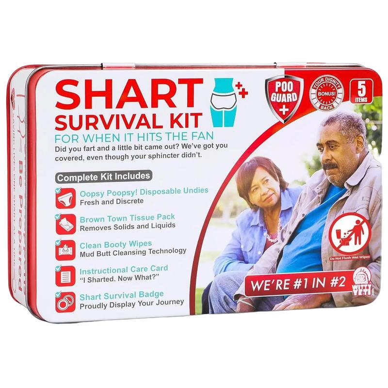 🤣Funny Shart Survival Kit - Ultimate Poop Prank Gag Gift Set🎁
