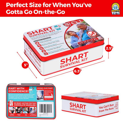 🤣Funny Shart Survival Kit - Ultimate Poop Prank Gag Gift Set🎁