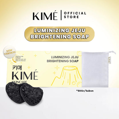[BUY 1 BOX GET 2 BATANG]🧼KIME Luminizing Jeju brightening Soap